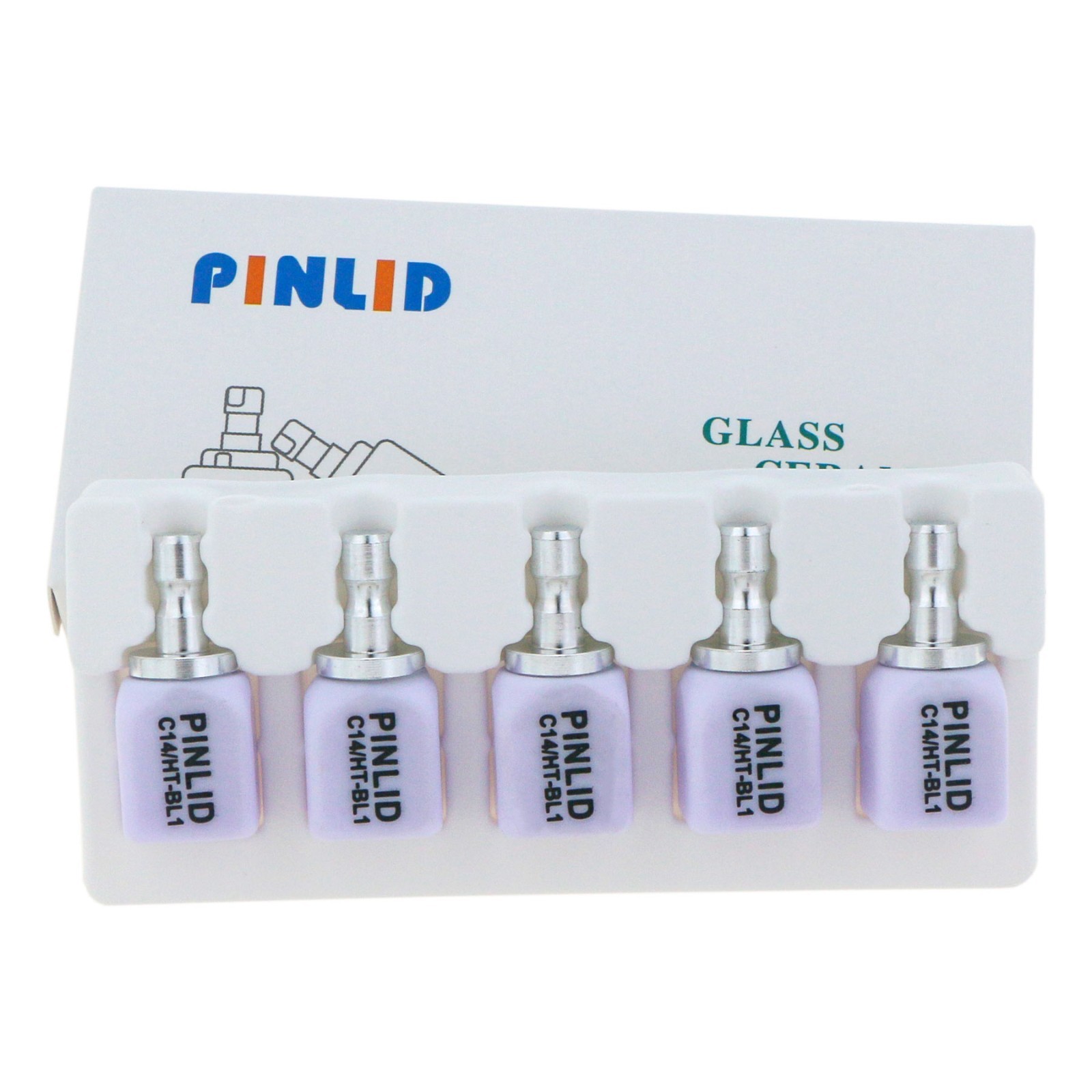 US Dental Emax Lithium Disilicate Glass Ceramic Blocks C14 HT CEREC CAD/CAM