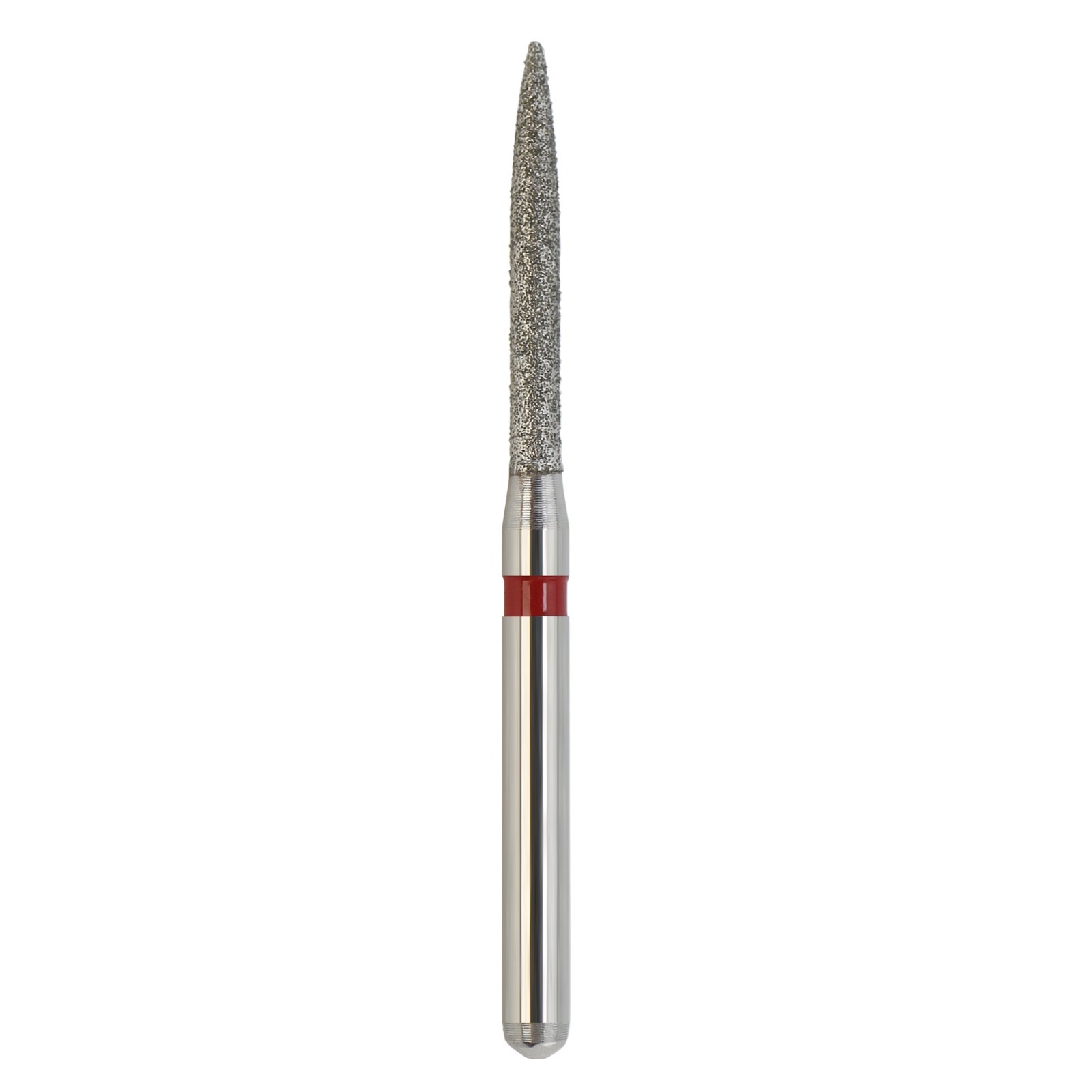 Dental Diamond Burs FG Flame Diamond Bur Fine Grit Red 863/012F High Speed