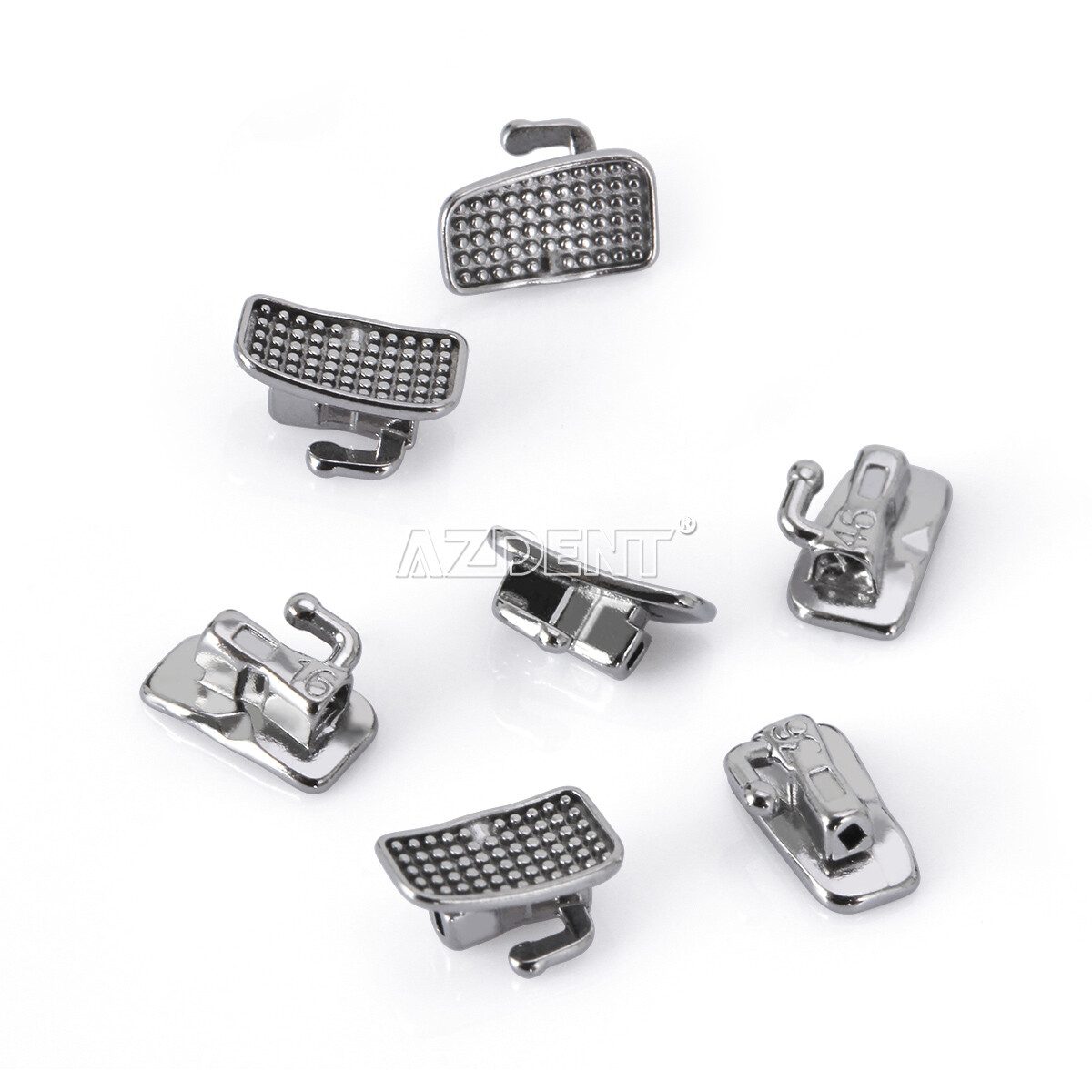 Dental Ortho Self-Ligating Brackets Braces Hook 345 /Buccal Tubes Roth/MBT .022