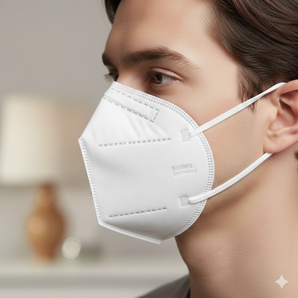 [10 Pcs] KN95 Face Mask(BFE 95%)Non-Medical Disposable Mask With Breathing Valve