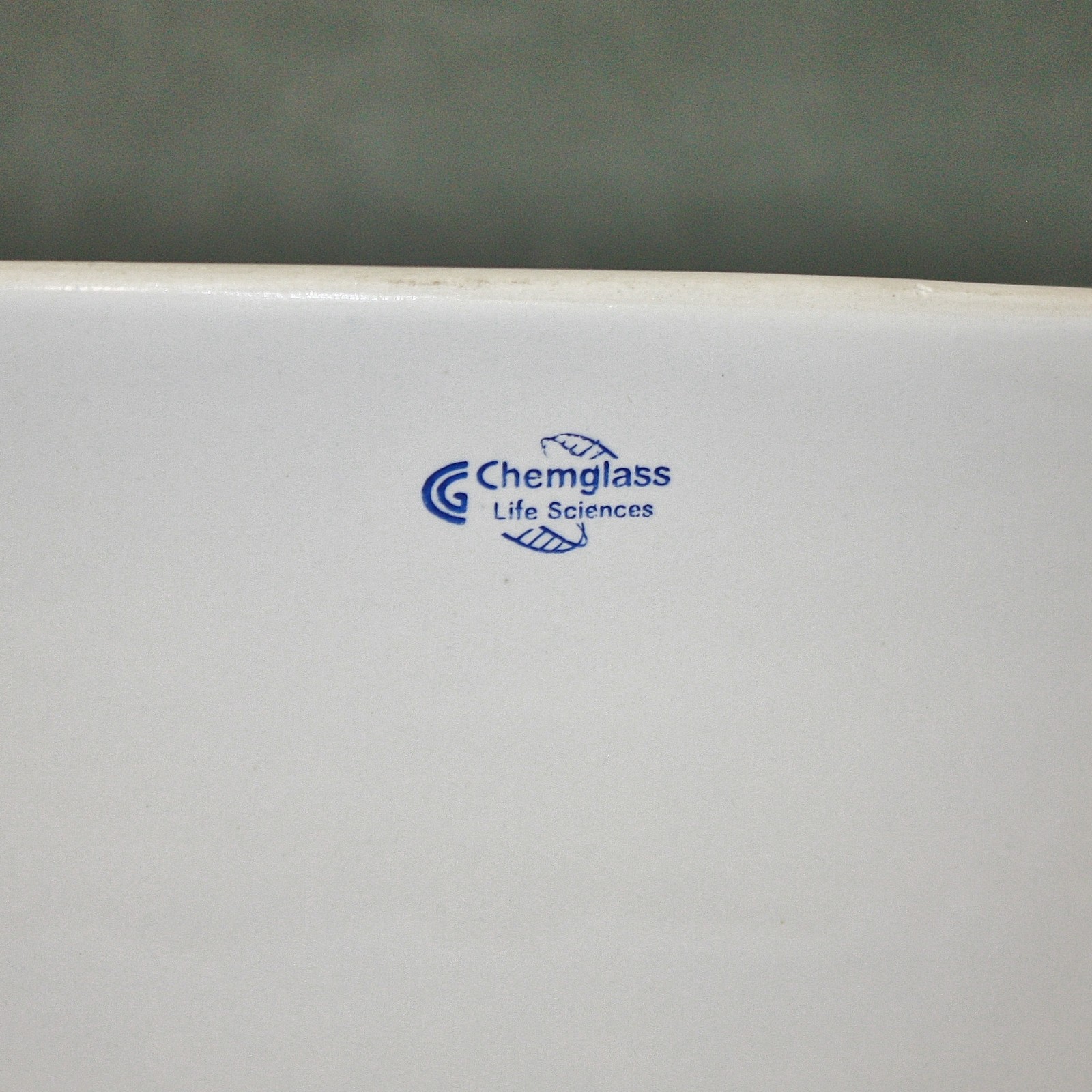 Chemglass Ceramic Buchner Funnel CG-1888-09, 4.8 L, 280 mm, 27mm x 140mm Stem