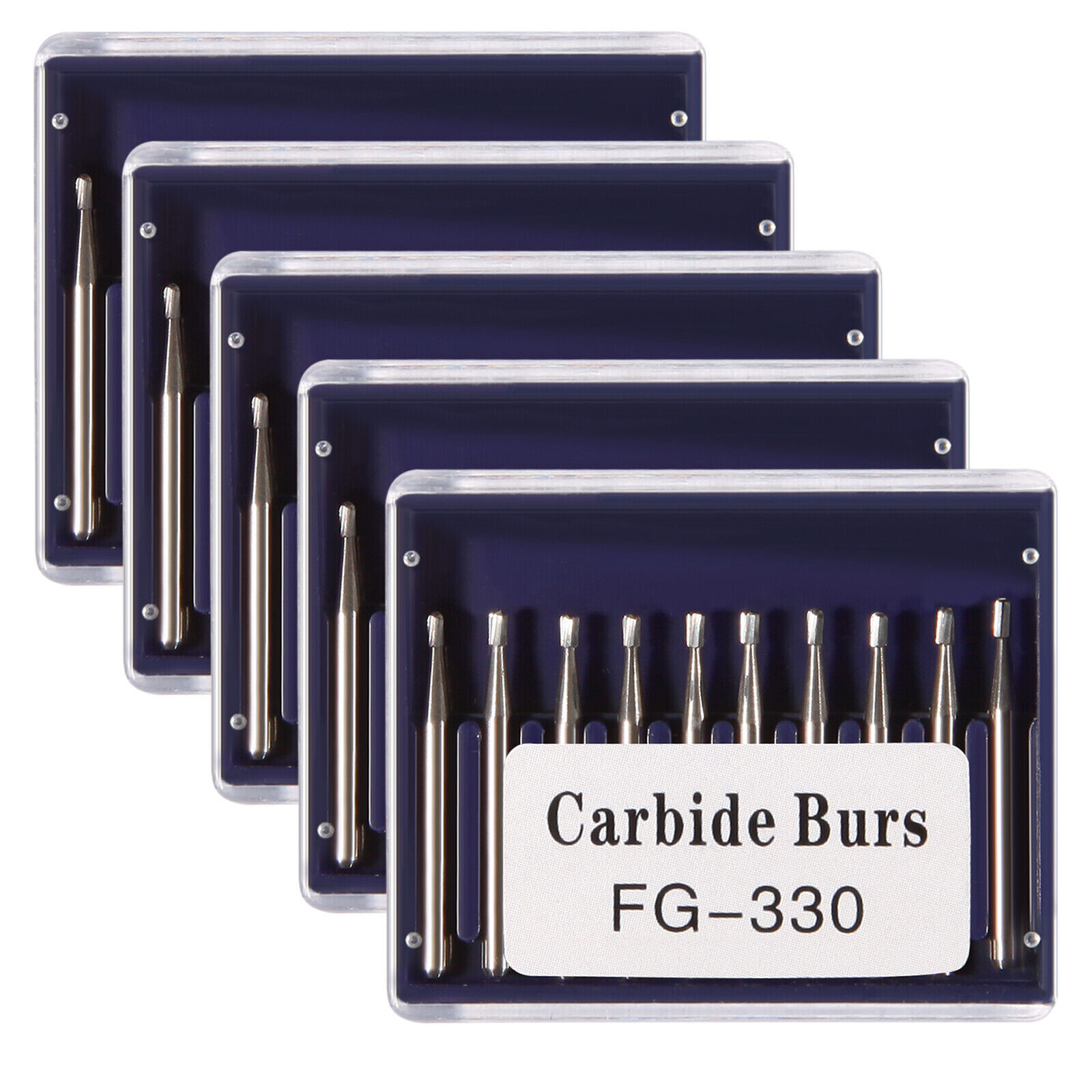Dental Carbide Burs Tungsten Steel Bur FG # 330 Pear for High Speed Handpiece