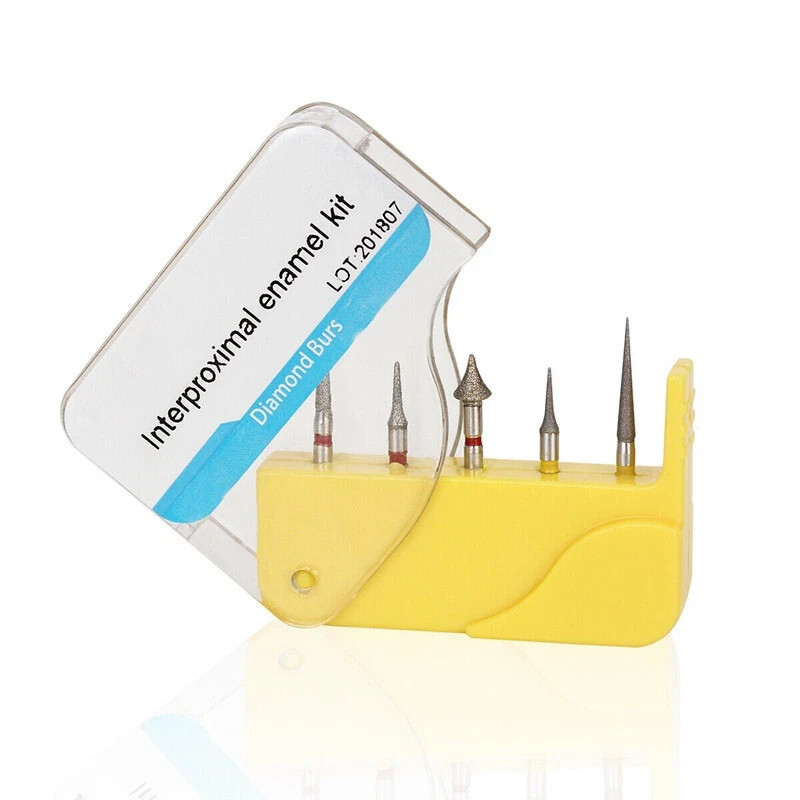 5 Pcs/Box Dental Interproximal Polishing Grinding Reduction FG Diamond Burs Kit