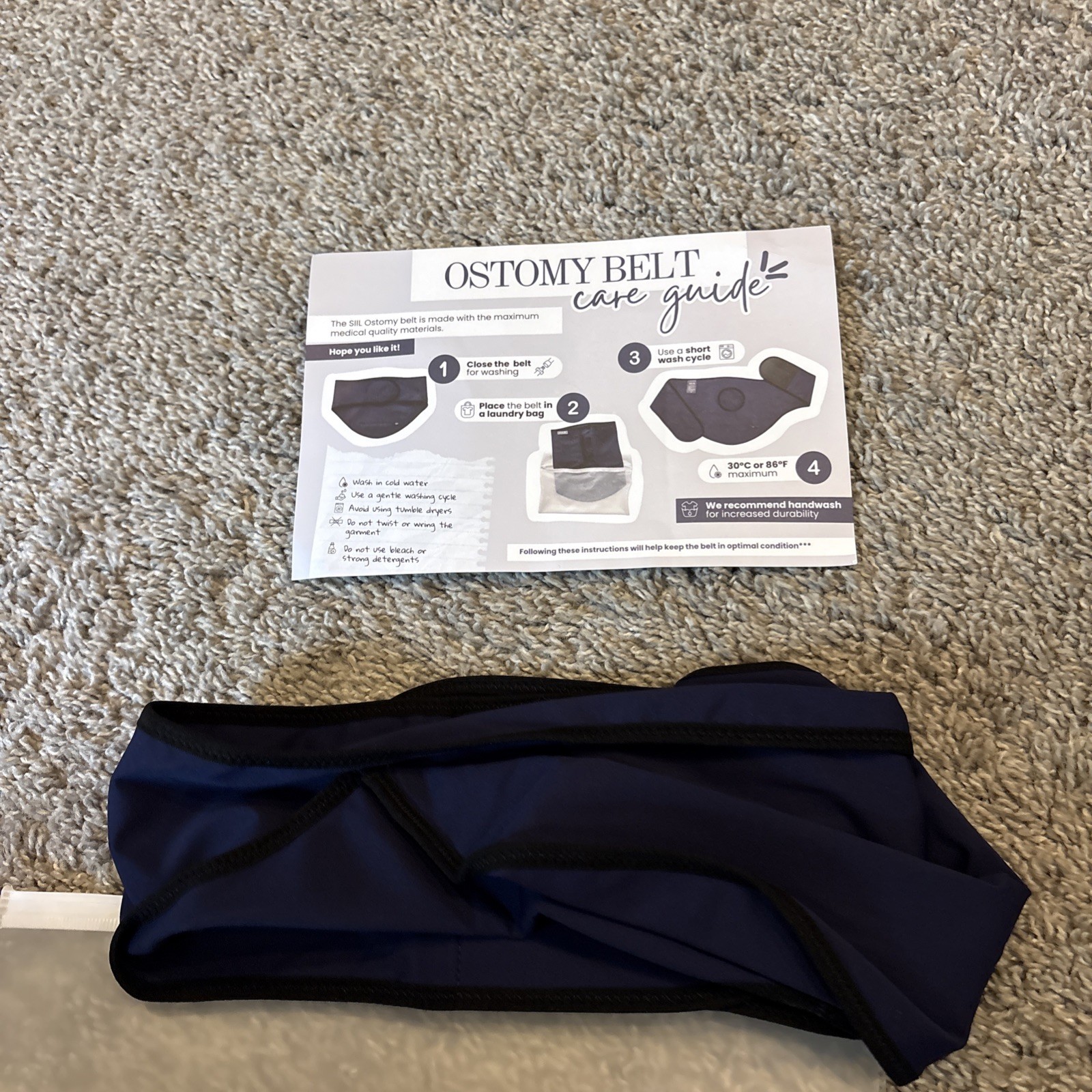 SIIL Ostomy Belt for Men & Women | FSA & FHA Approved | Ostomy Bag Covers MEDIUM