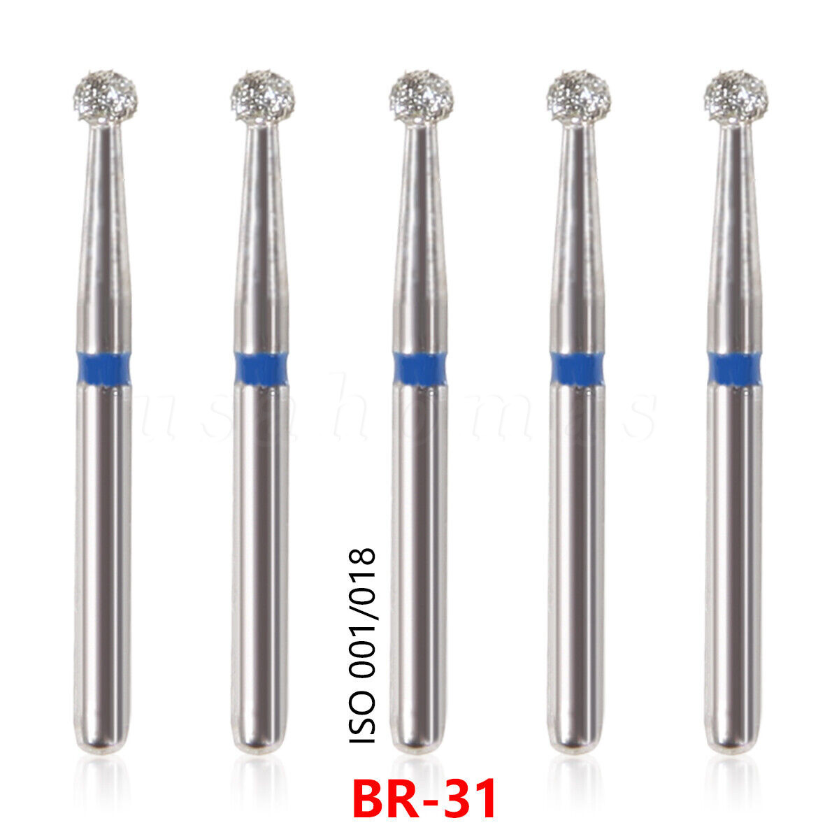 5-100pcs Fresas Dental Diamante para Preparación de Coronas y Puentes Dientes