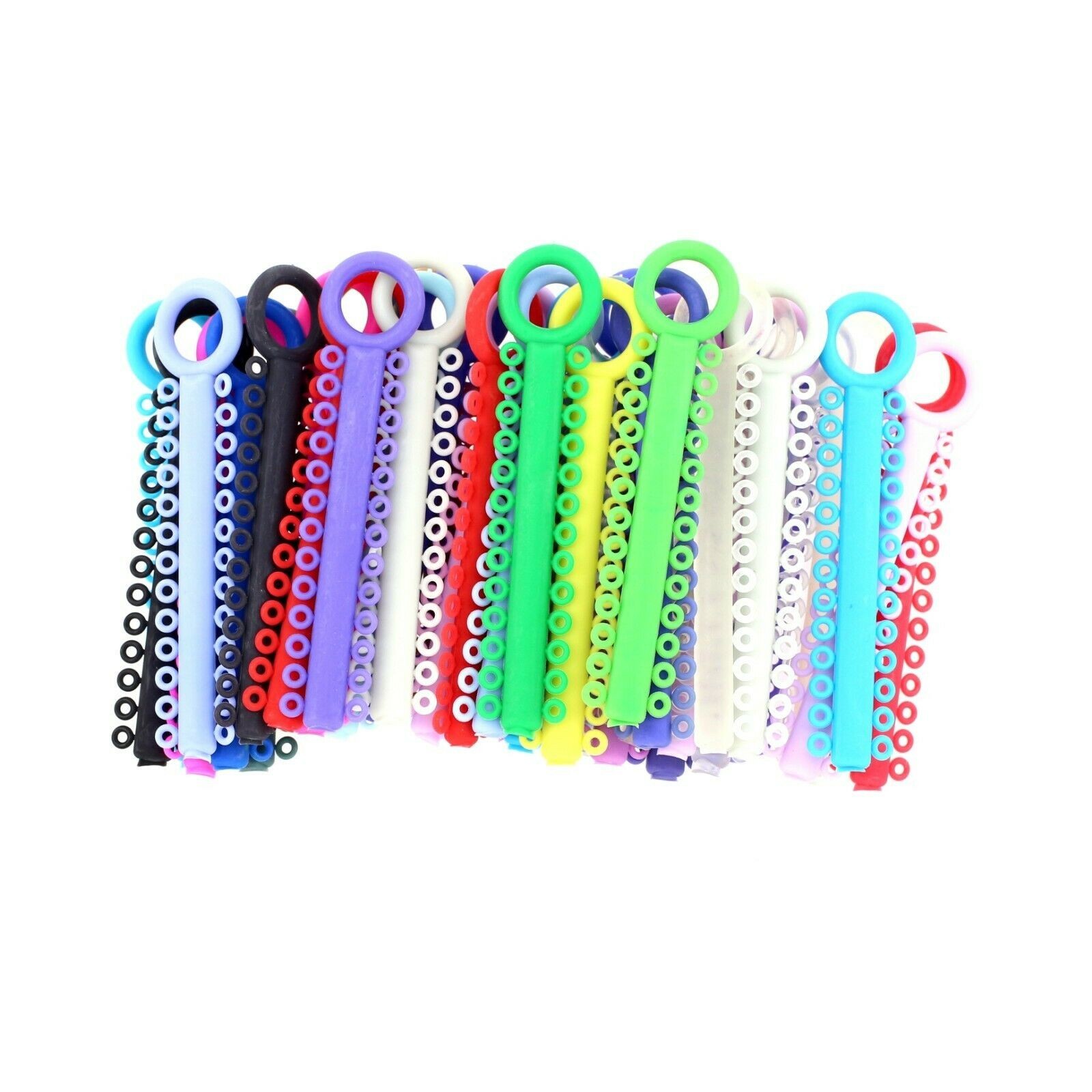 1040pc Orthodontic Elastic Ligature Tie Rubber Braces Dental Ligadura Ortodoncia