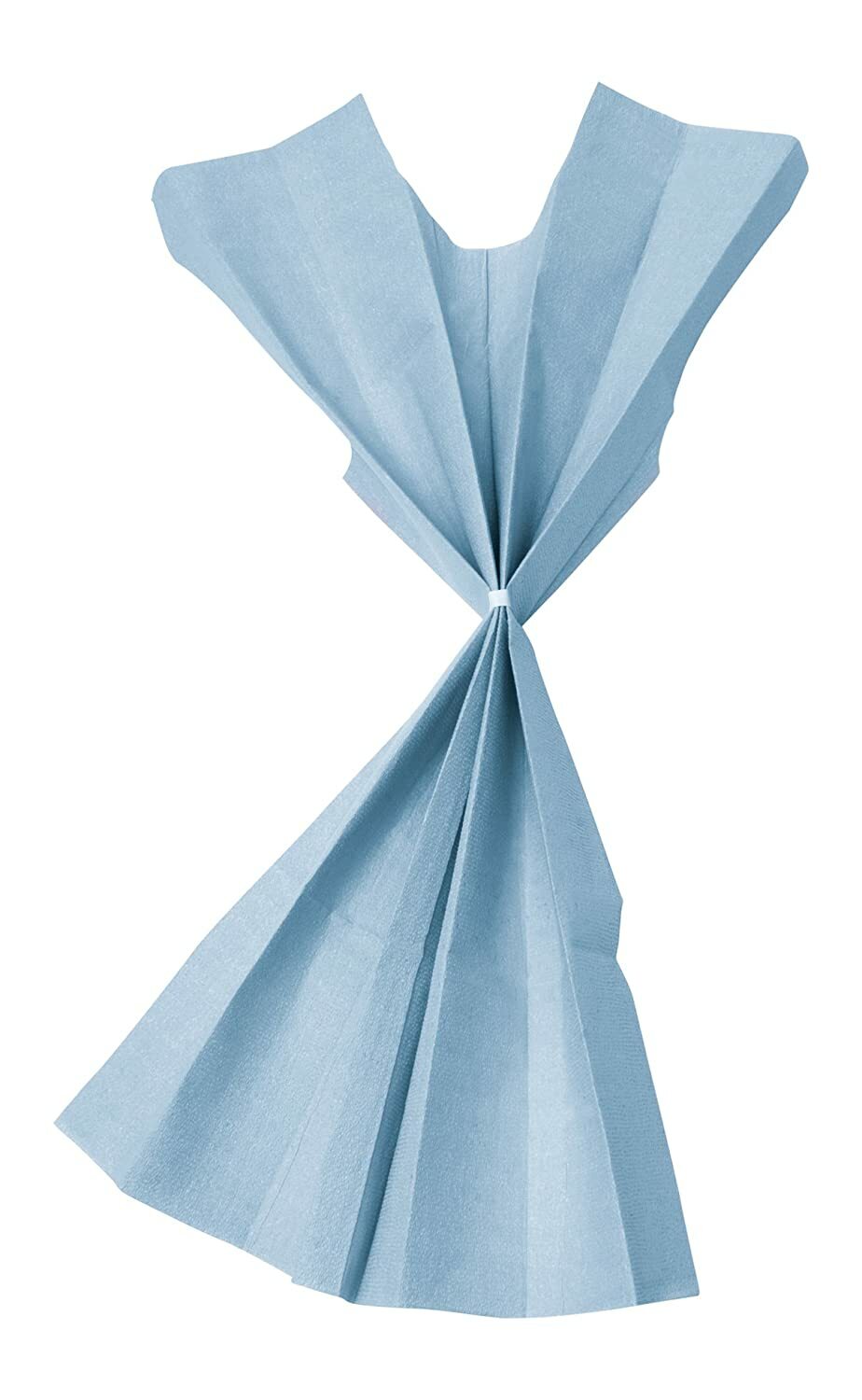 *50-Pieces* TIDI Avalon Standard Exam Gown Tissue/Poly/Tissue 30″ x 42″ Blue 813