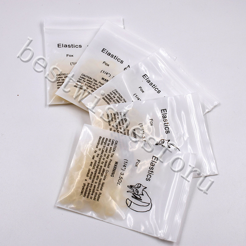 1000 Pc 1/4 Fox 3.5Oz Light Dental Orthodontic Latex Elastic Rubber Braces Bands