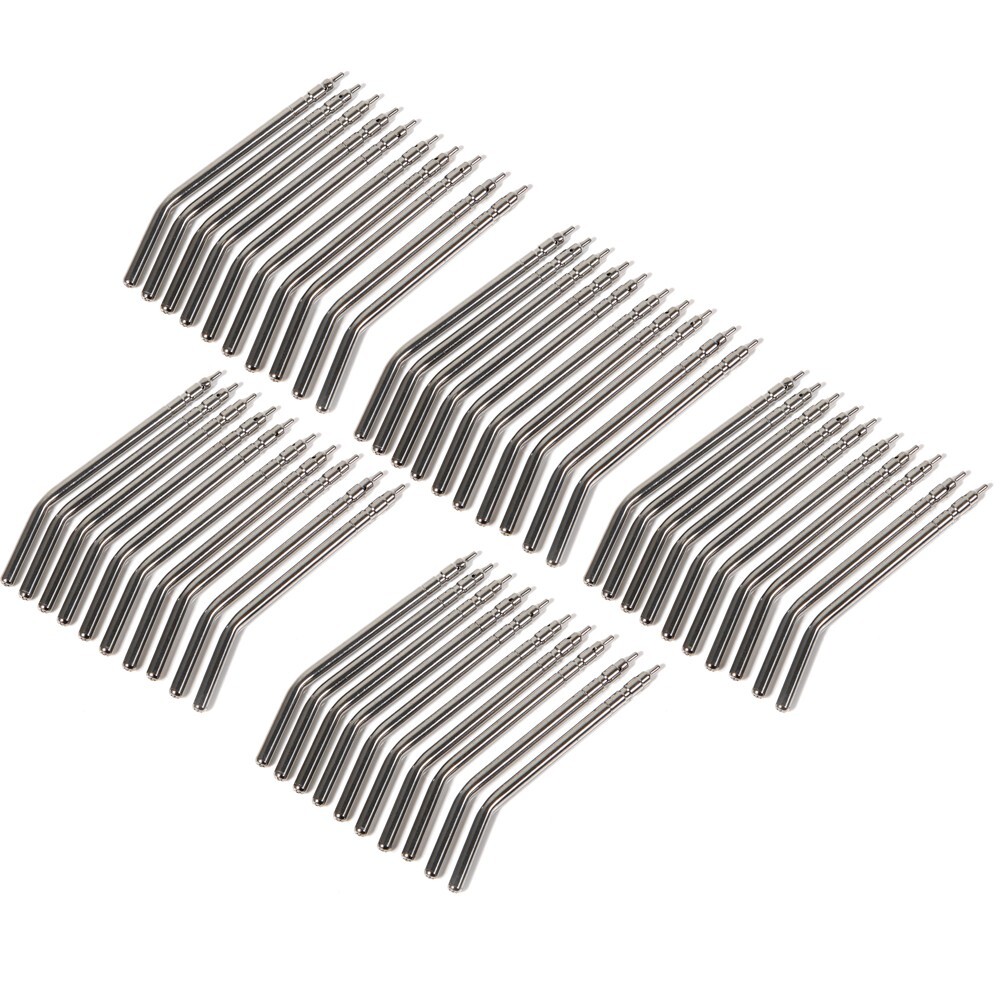 50 Pcs Dental Air Water Spray Triple Syringe Autoclavable Nozzles/Tips/Tubes USA