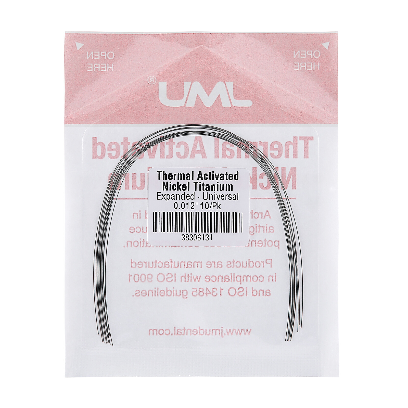 100PCS Ortho NiTi Archwires Thermal Activated Nickel Titanium Expanded Universal