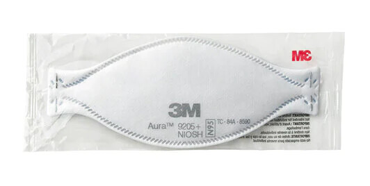 NEW 20- 3M 9205+ Aura N95 Particulate Respiratory Protection Face Masks USA MADE