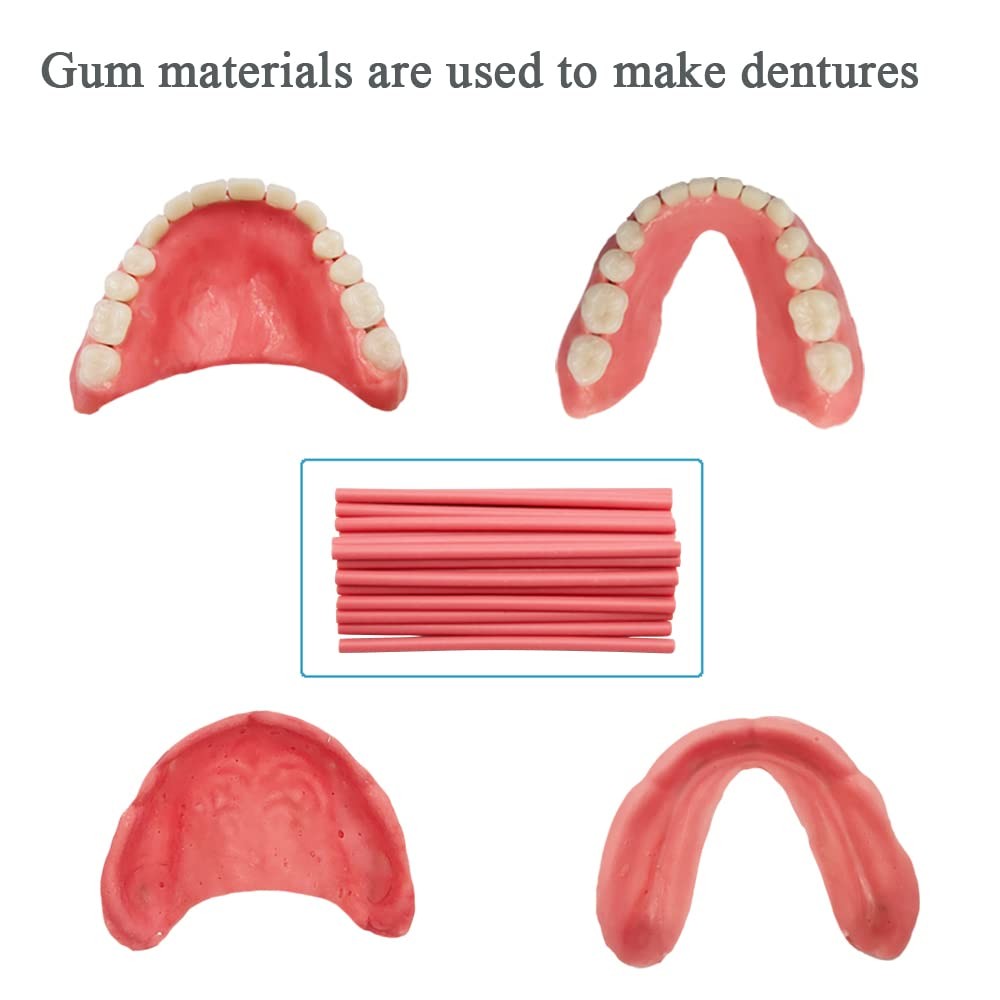 Gum Material for DIY Denture Improve Smile, Tooth Repair Kit, Teeth gum color