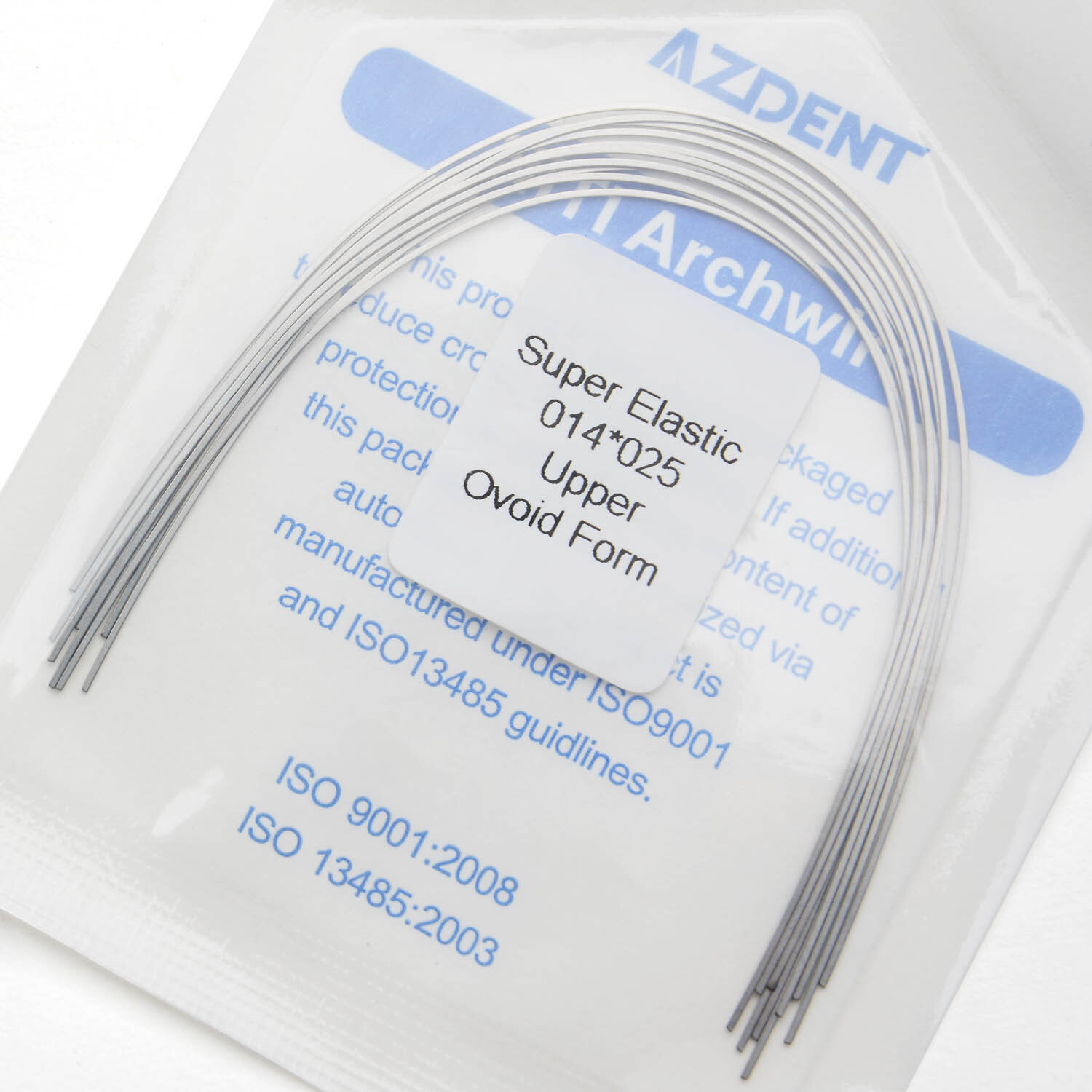 10 PCS AZDENT Dental Ortho Super Elastic Niti Arch Wires Rectangular Ovoid form