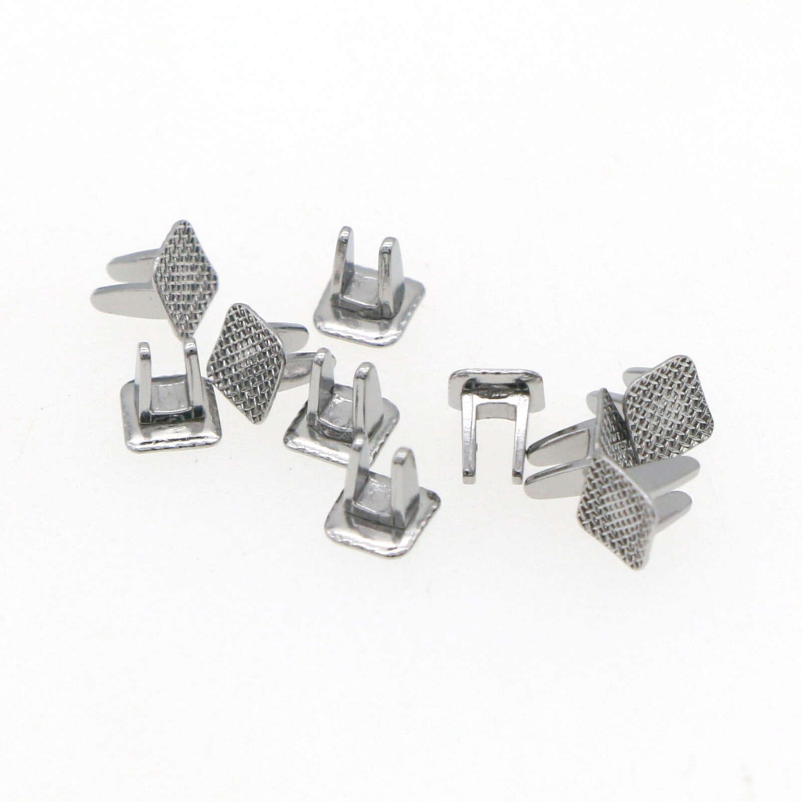 US 100Pcs Dental Orth Bite Turbos Openner Tongue Tamers Hinge Lingual Button