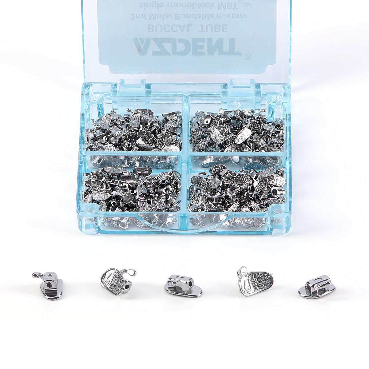 Dental Orthodontic Buccal Tubes 1st 2nd Molar Roth/MBT 022 018 Bondable Non-Conv