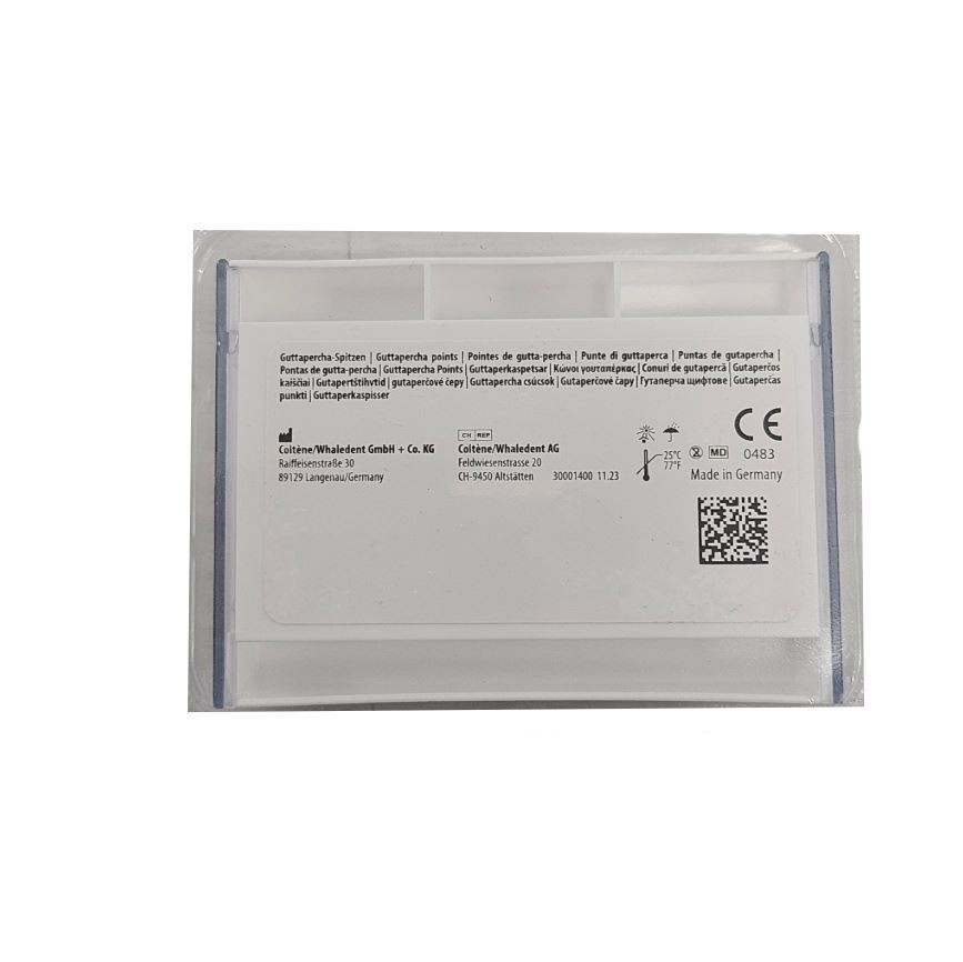 *100-Pieces* Coltene Hygenic Guttapercha Points Classic Size: Fine-Fine H04230