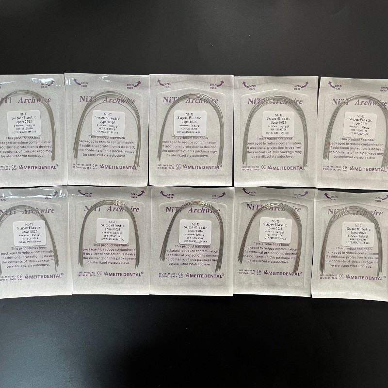 200 Packs Arcos de Dental Ortodoncia Redondos Niti Arco de Alambre Su Arch Wire