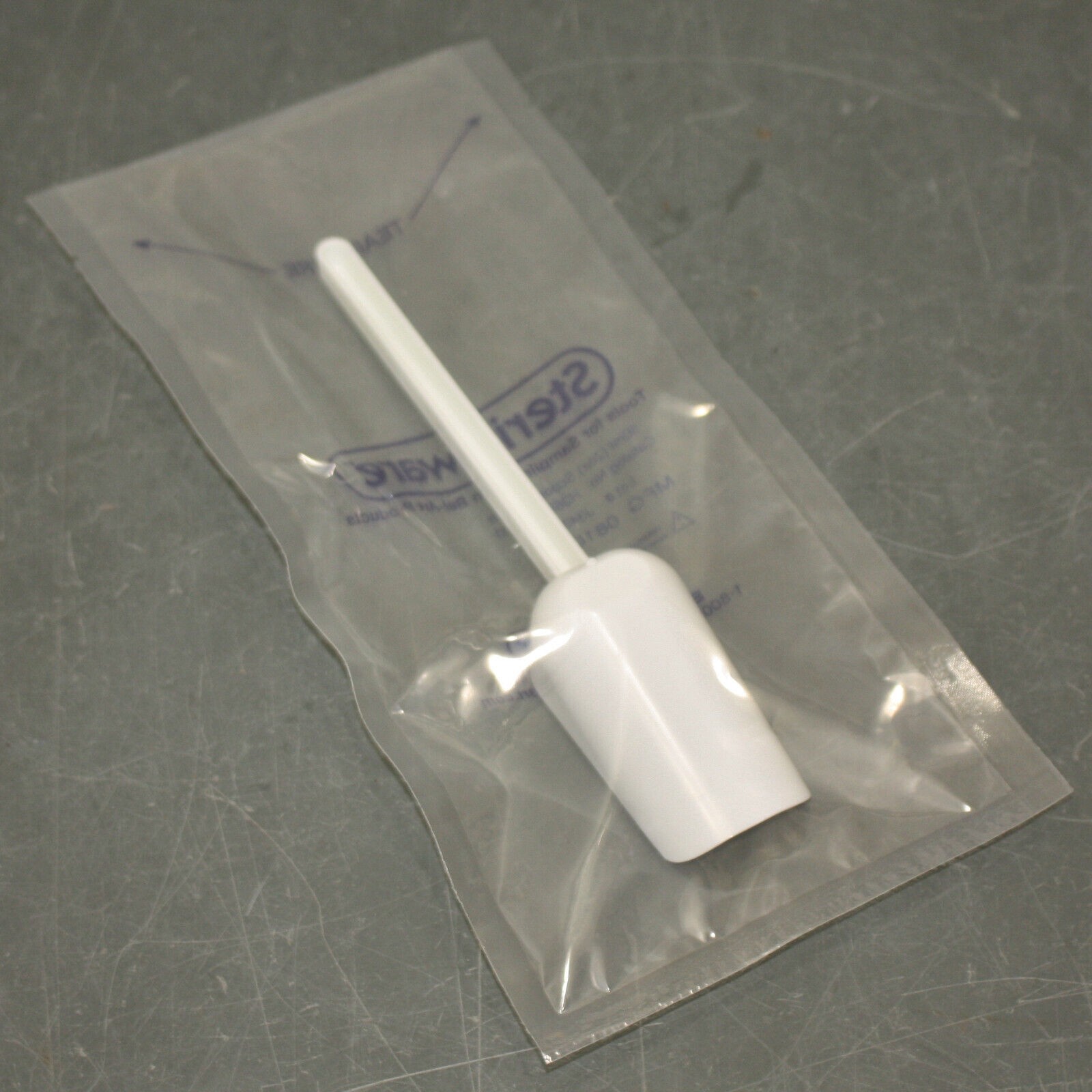 (100) Bel-Art Sterileware Sterile Sampling Scoops H36902-0000, 60ml / 2oz, White