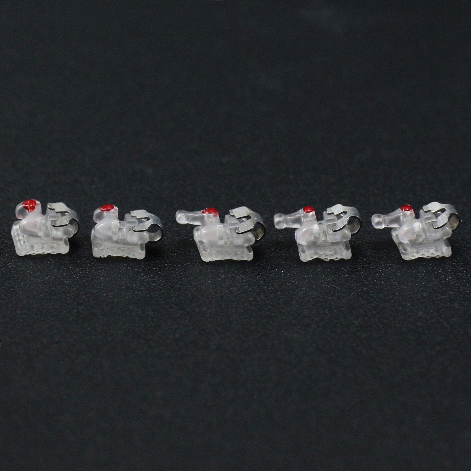 Orthodontic Bracket Self Ligating Ceramic Clear Aesthetic Interactive Roth 0.022