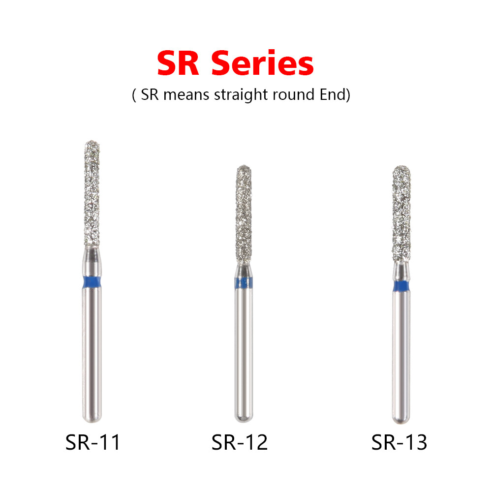 97Types Dental Diamond Burs FG 1.6mm for High Speed Handpiece 5Pcs/pack Drill ns