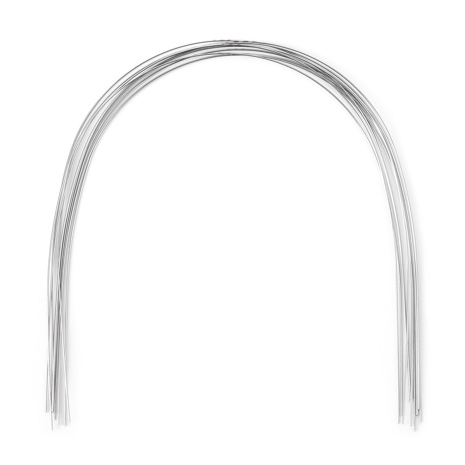 100✖ Orthodontic Stainless Steel Archwire Use For Brackets Braces Natural Round
