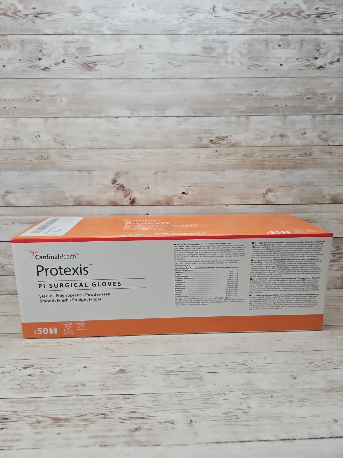 Protexis PI Surgical Gloves *1 CASE 200 Pair* Cardinal Size: 7.5 Exp: 11/27