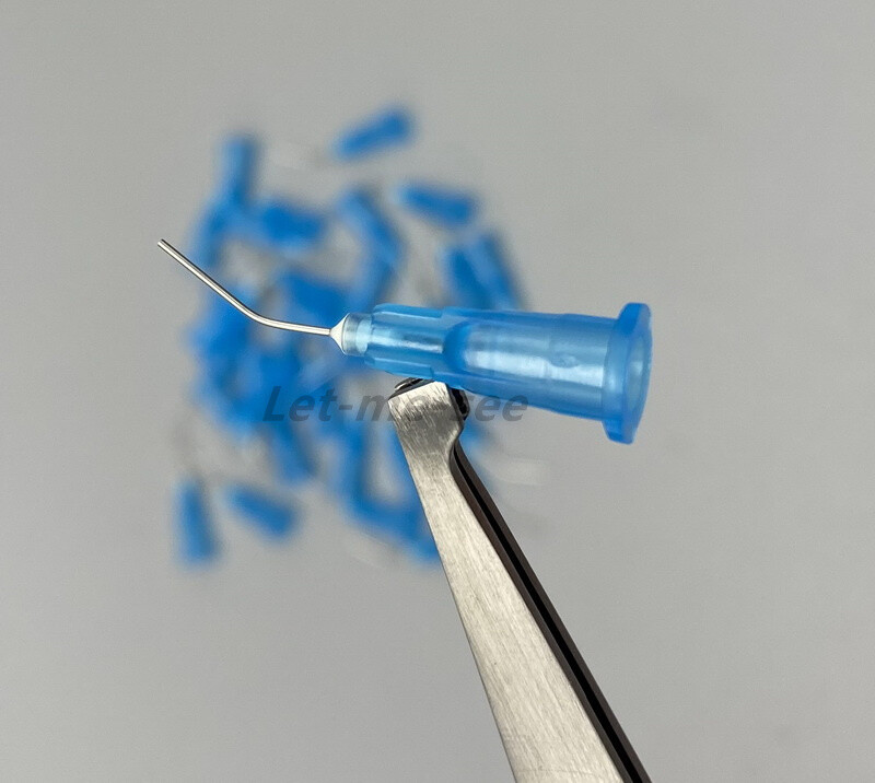 100Pcs/pack Dental Needle Tips for Etch Gel Composite Flow Applicator 18/19/20G