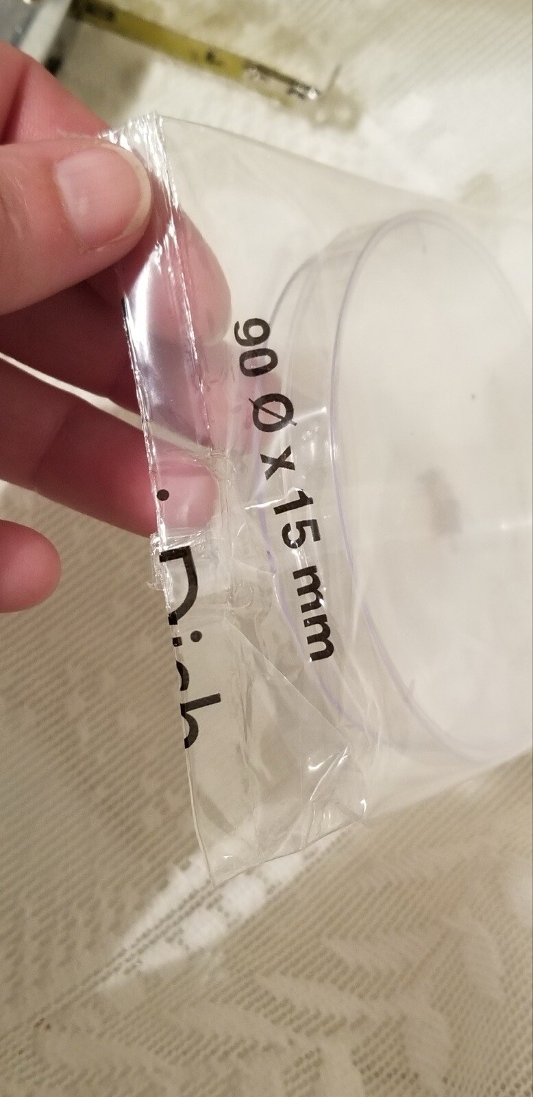 60 Count 90mm X 15mm Petri Dishes With Lid -Plastic W/ Droppers Labs, Schools