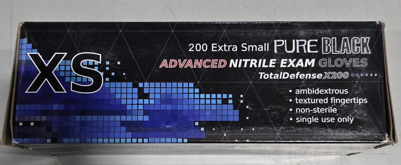 GENERIC NITRILE EXAM GLOVES BLACK 200CT SIZE: XSMALL – BLACK