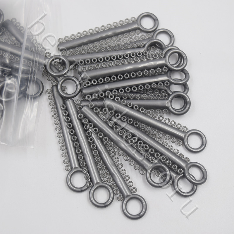 1 Pack 1040 Ring Dental Orthodontics Elastic Ligature Ties Bands Brace 37 Color