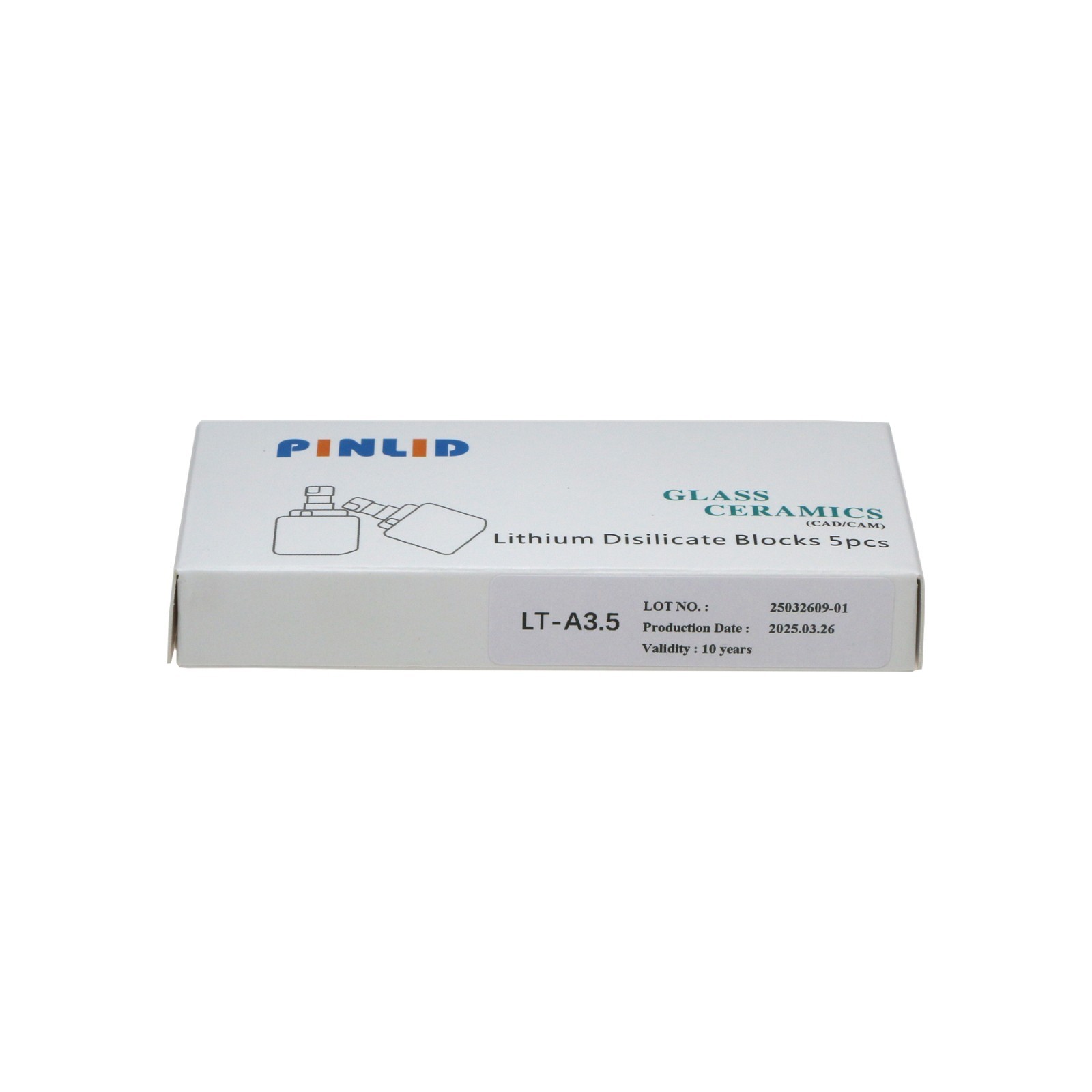 US Dental C14 CAD Glass Ceramic Blocks Lithium Disilicate Blocks E. Max LT A3.5