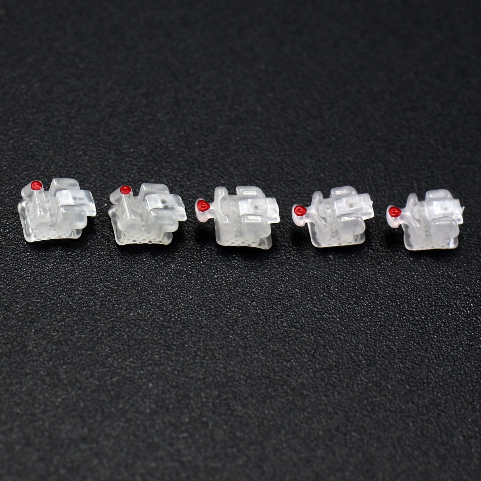 Dental Orthodontic Brackets Self Ligating Ceramic Braces Roth MBT Empower Clear
