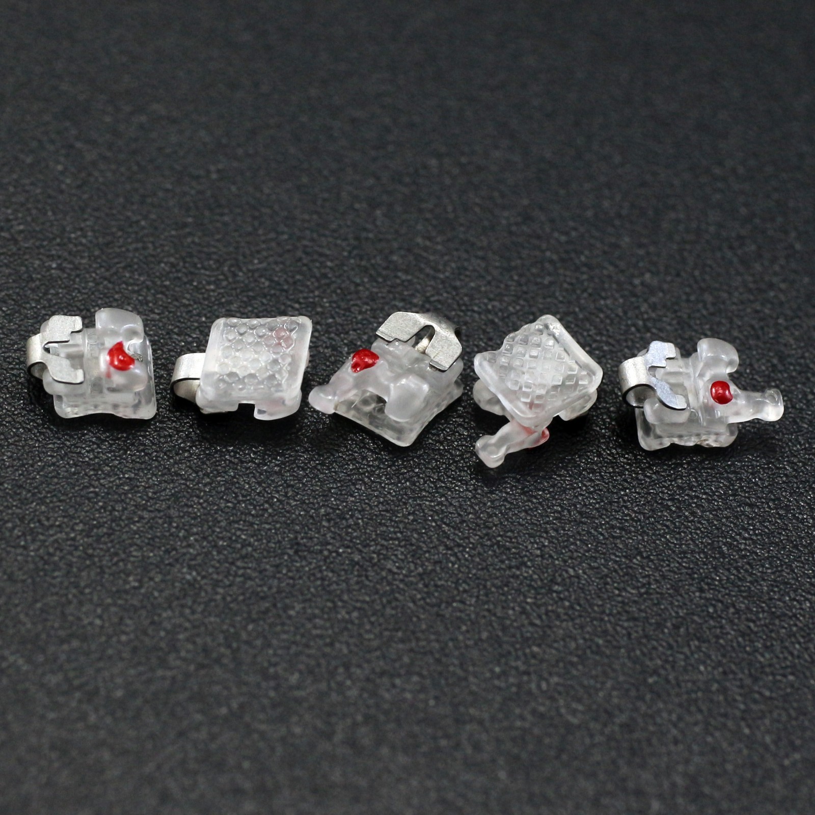 Dental Orthodontic Brackets Self Ligating Ceramic Braces Roth MBT Empower Clear