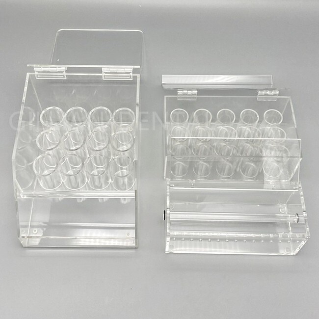 1 Box Dental Orthodontic Elastics Power Chains Ligature Ties Holder Acrylic Case