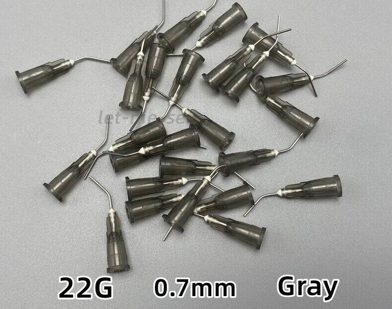 100Pcs/pack Dental Needle Tips for Etch Gel Composite Flow Applicator 18/19/20G