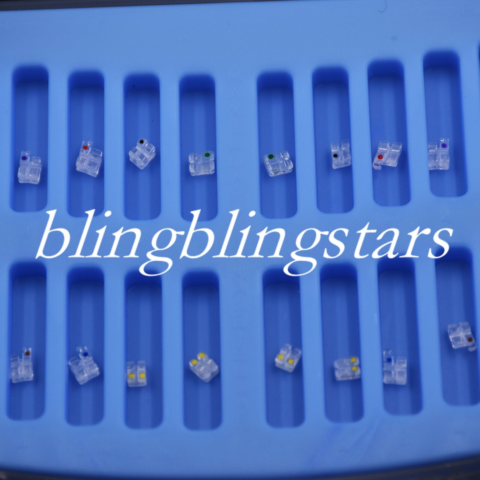Dental Monocrystalline Sapphire Ceramic Bracket Brace 345 Hooks 018/022 Roth/MBT