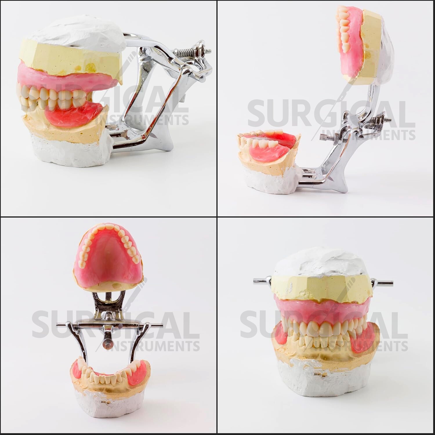 Dental Lab – Small Articulator Chrome Plated Silver Crown & Bridge German Grade