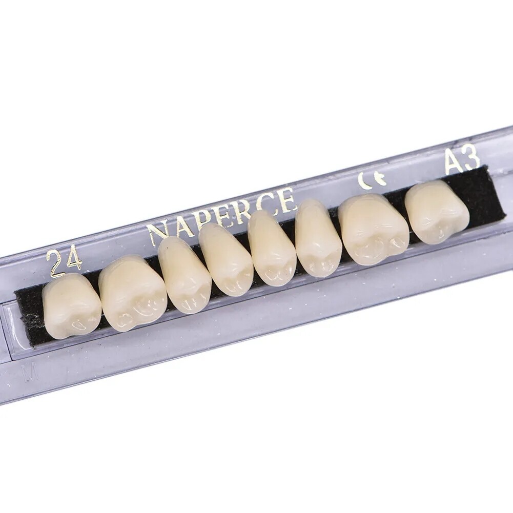 168PCS Acrylic Resin A1/A2/A3 Dental Denture Teeth Upper Lower Shade 22/23/24#