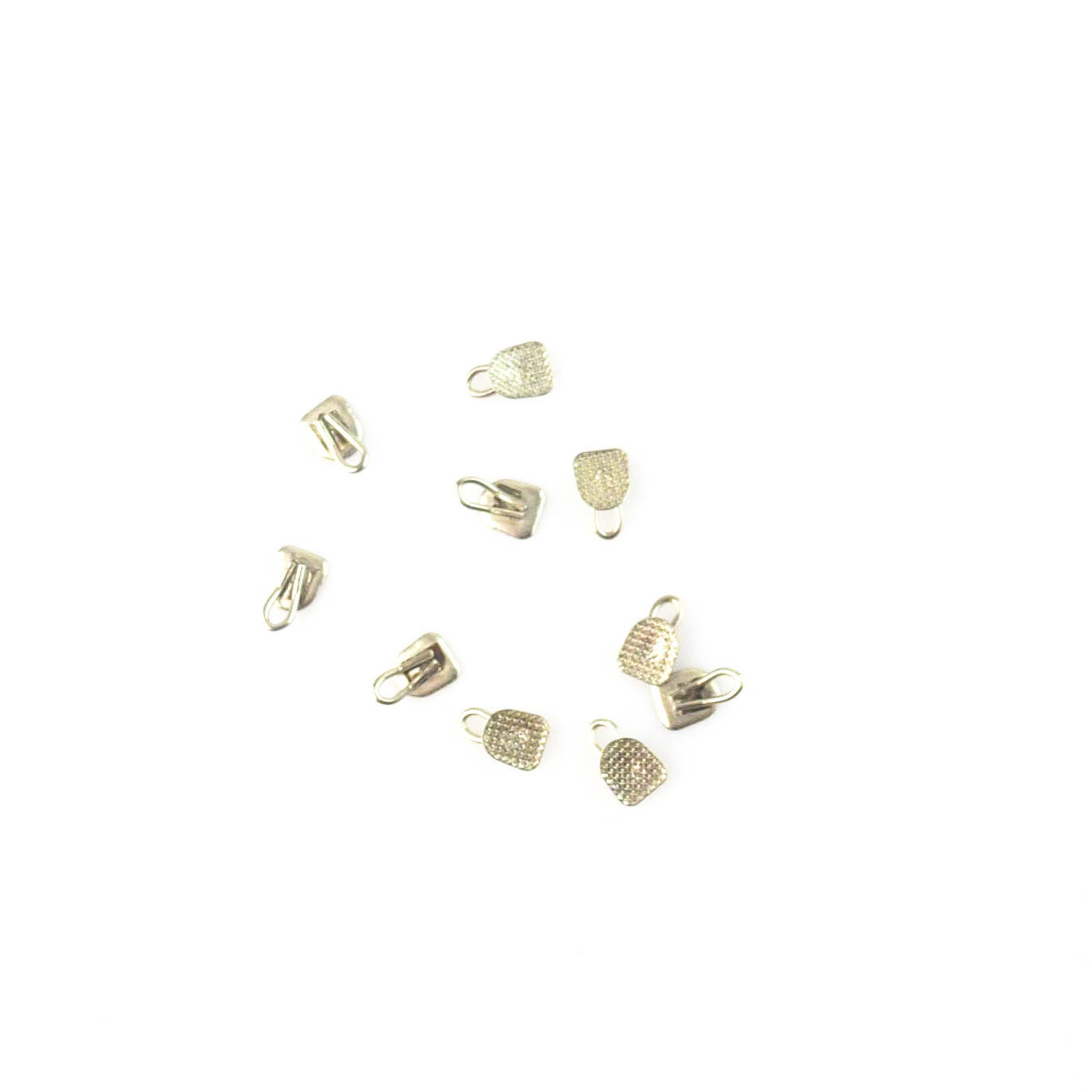 10Pcs/Bag Dental Orthodontic Traction Hook Bondable 3mm Round Type Caplin Hooks