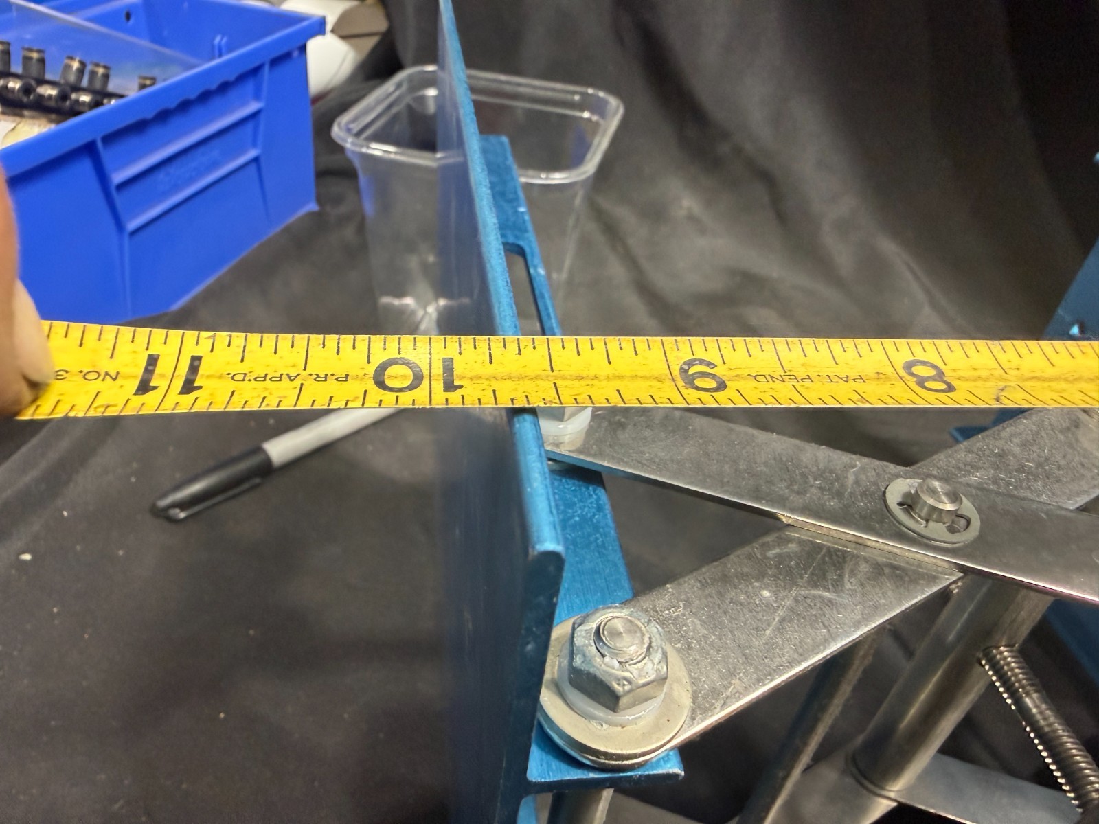 NEW VWR 8″ x 8″ Aluminum Lab Scissor Jack Support Lift Table Platform 8×8