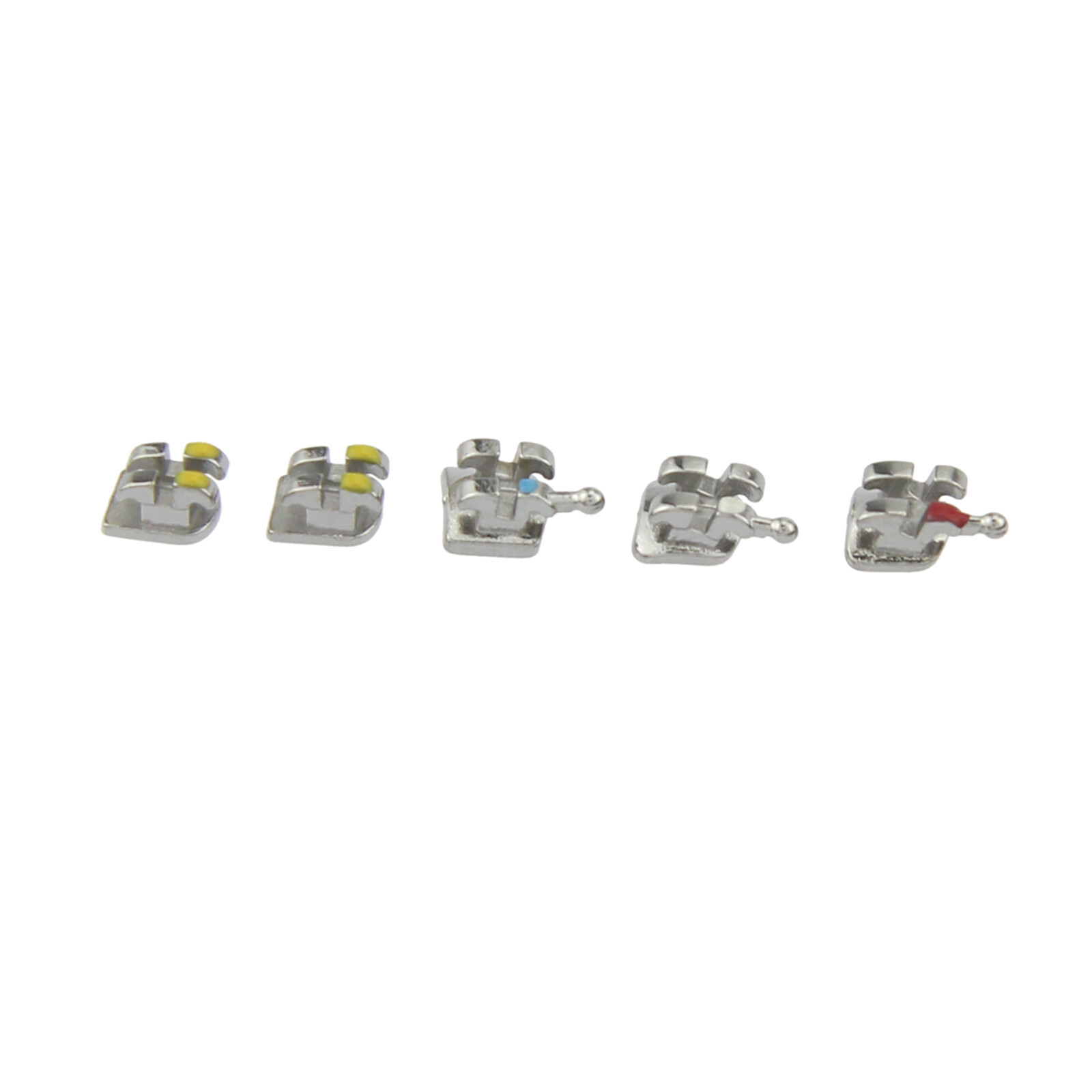 Dental Ortodoncia Braces Brackets Metal MIM Mini 022 018 Roth MBT 345 Hook 5-5