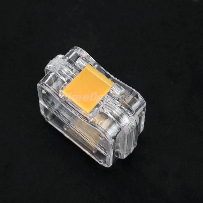 20Pcs Dental Box Jewelry Storage Boxes Hinged Display Clear Membrane Case Small
