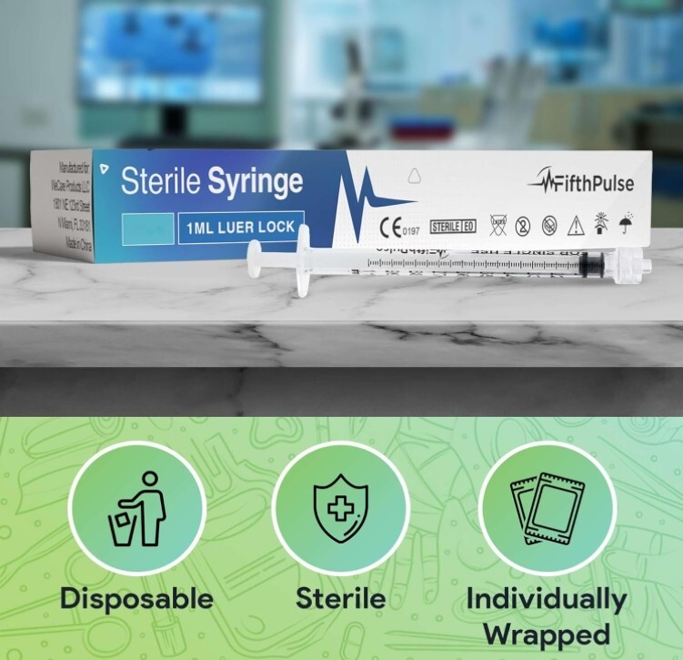 Plastic Syringes without Needle 5ml 10ml 20m 5ml 1ml Luer Lock Sterile Syringe