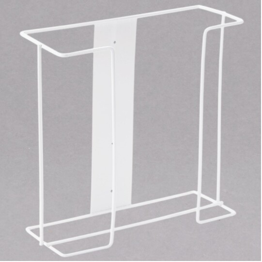 3 Sizes Wire Glove Box Holder Wall-Mount Saves Counter Space White Coated