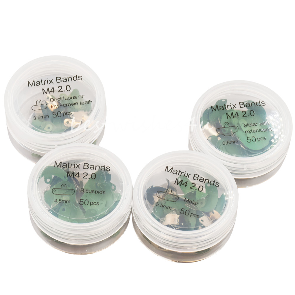 Dental Sectional Matrix Bands Non-Stick Matrice Clamp Ring Fit Garrison Palodent