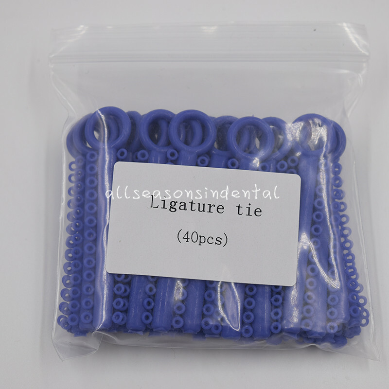 1040 Pcs/Pack Dental Orthodontic Ligature Ties Elastic Rubber Bands 37 Colors