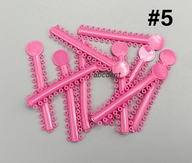 1040Pcs Dental Orthodontic Elastic Braces Rubber Band Ligature Ties For Bracket