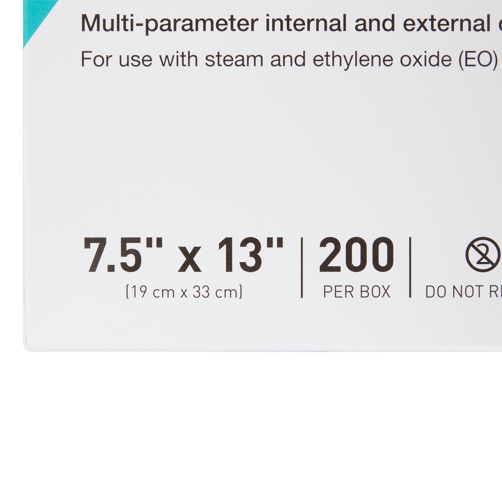 McKesson Argent Sure-Check Sterilization Pouch Transparent Blue 7-1/2 X 13 Inch