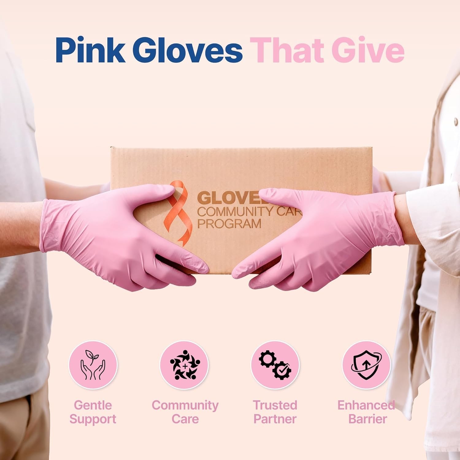 Nitrile Exam Gloves, 4-mil Medical Gloves Disposable Latex Free, Powder Free,…