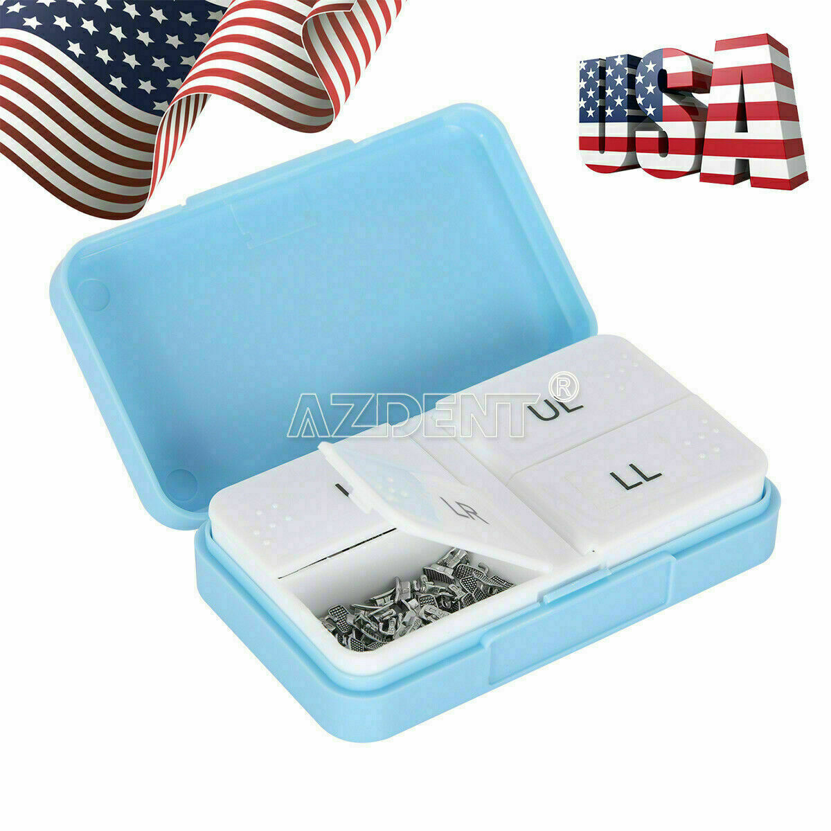 Tubo bucal dental ortodóntico 1er molar adhesivo Roth 022 Monobloque Non-Con
